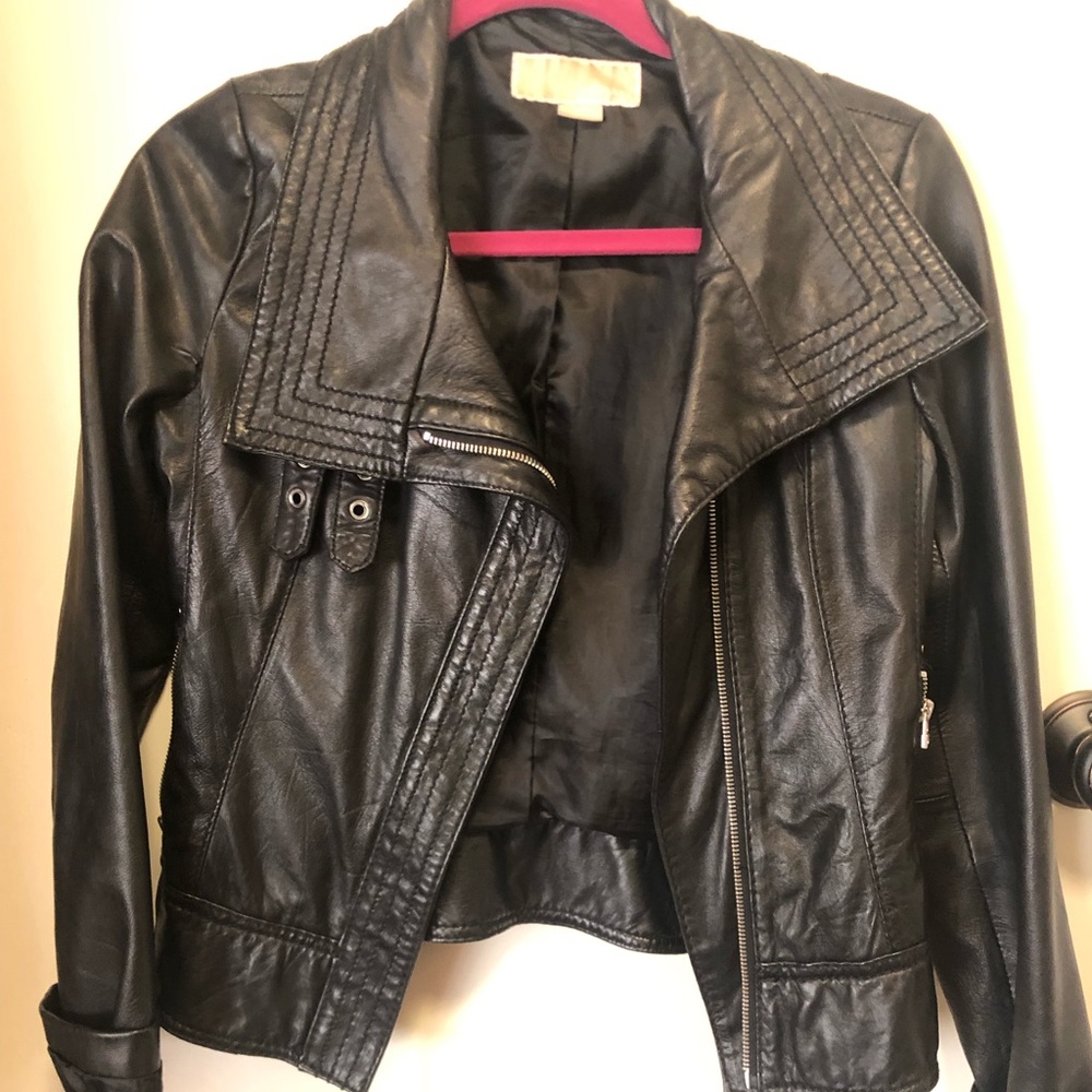 GENUINE LEATHER Moto Jacket
